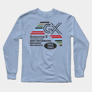 Generation X middle child generation 1965 1980 Long Sleeve T-Shirt